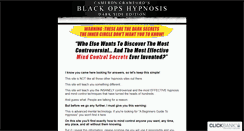 Desktop Screenshot of blackopshypnosis.com